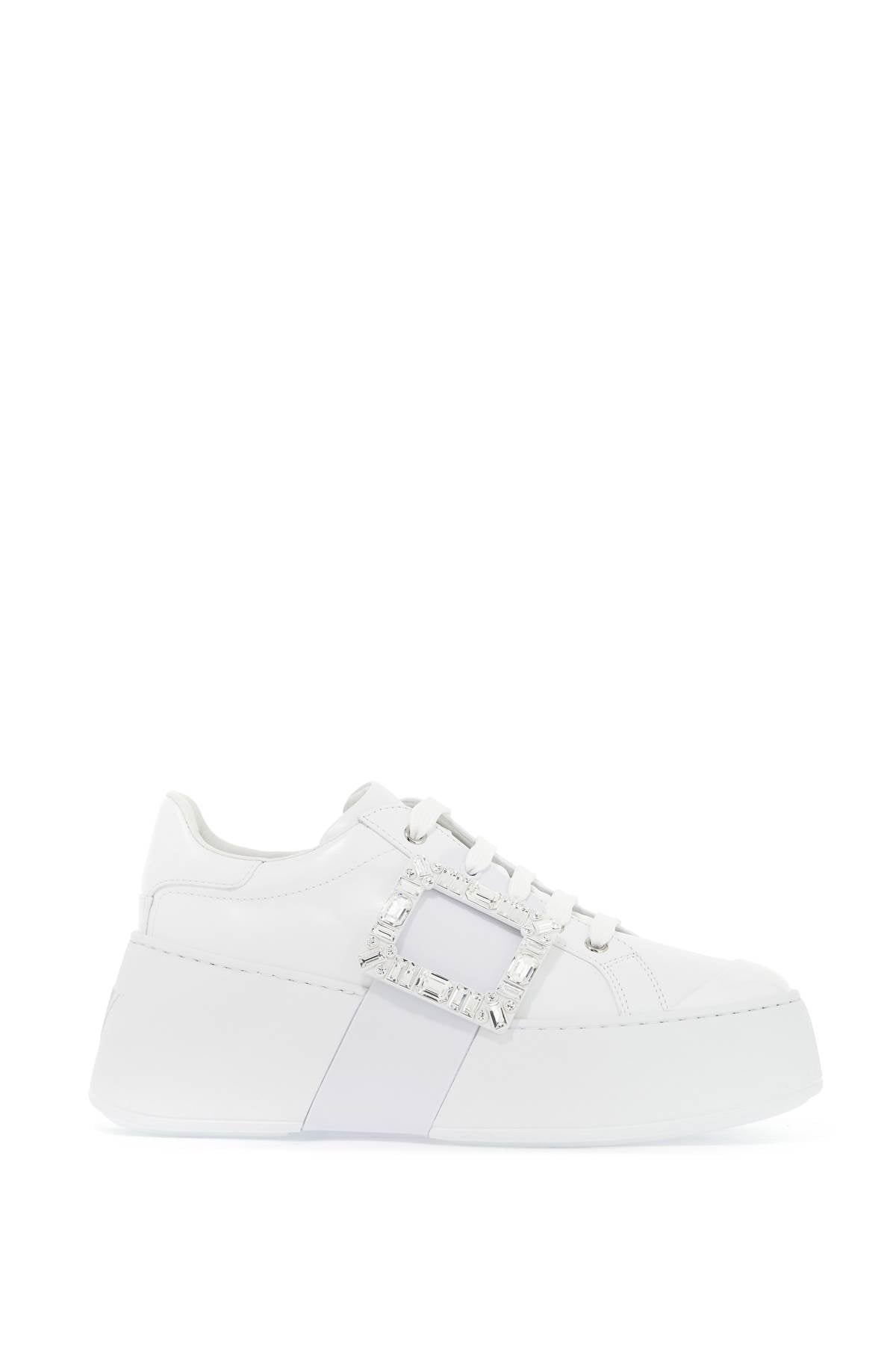 ROGER VIVIER leather viv' skate sneakers