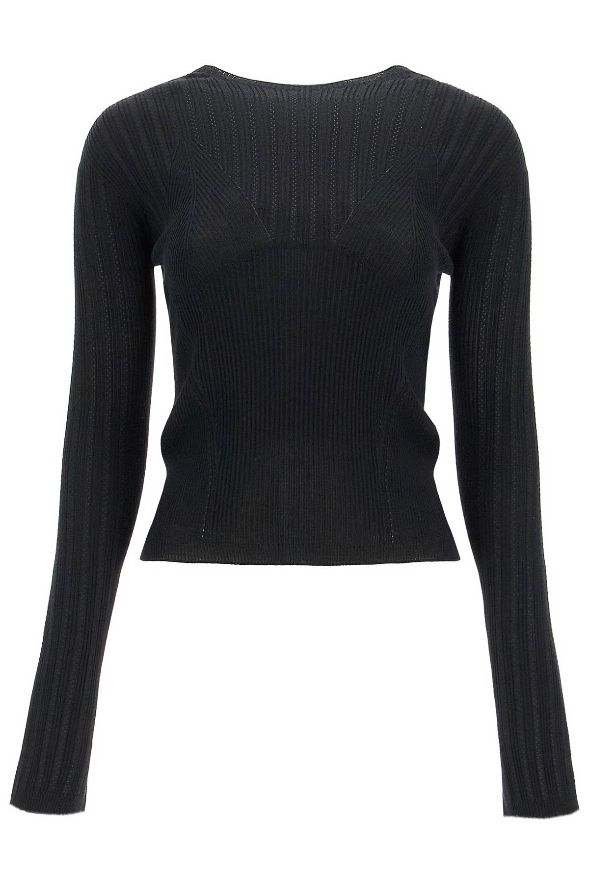 LANVIN ribbed crewneck sweater