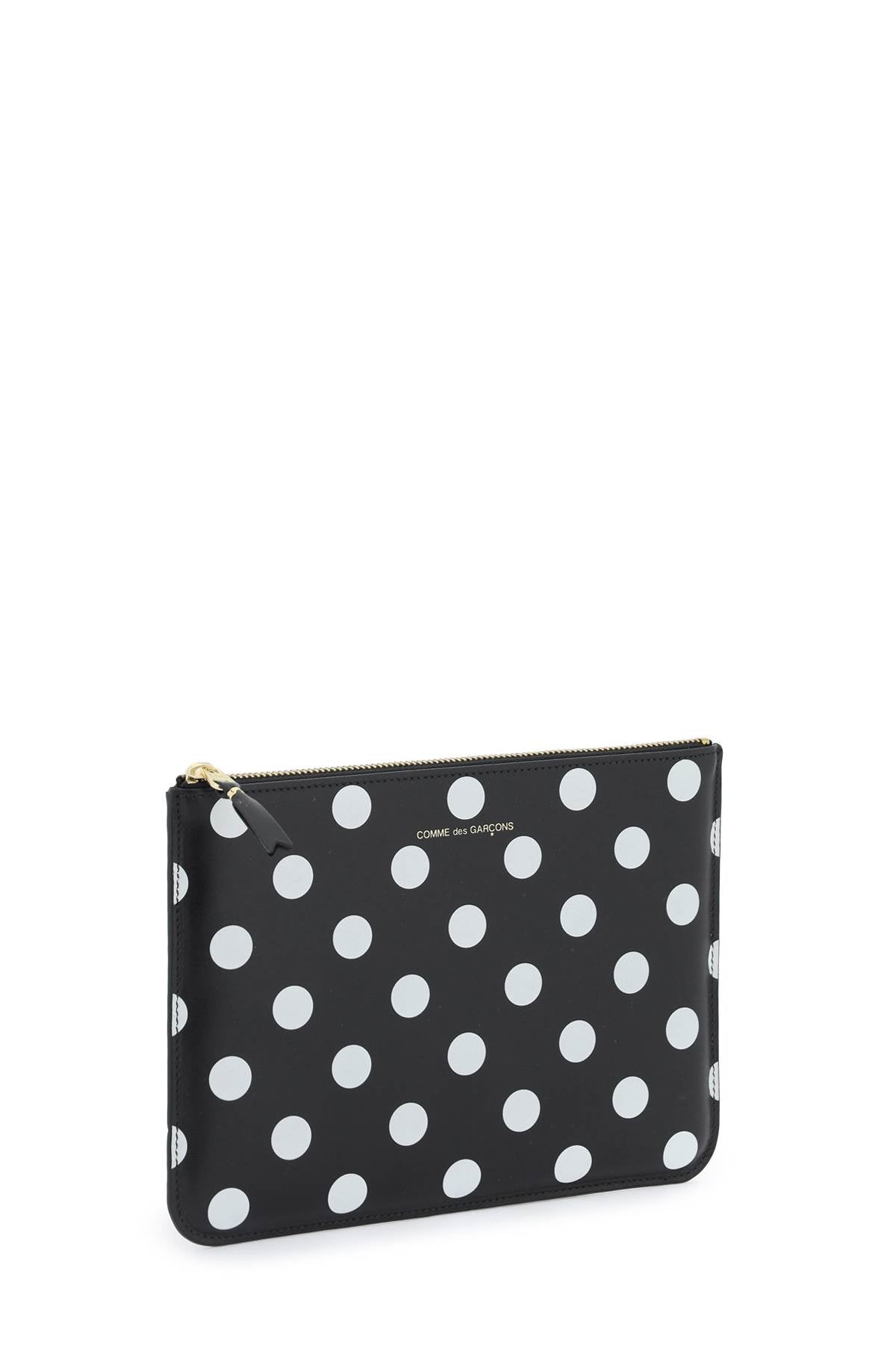 COMME DES GARCONS WALLET polka dots pouch