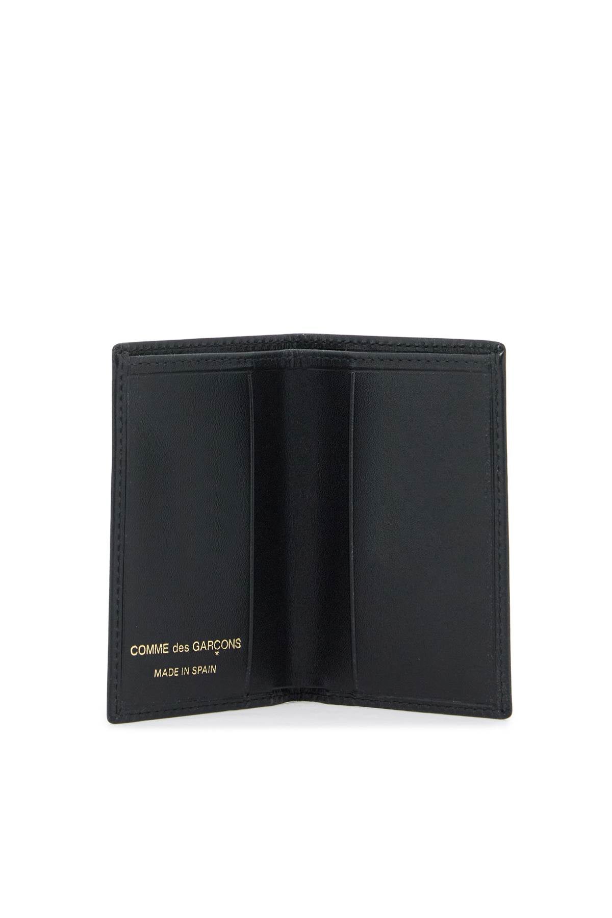 COMME DES GARCONS WALLET leather compact wallet