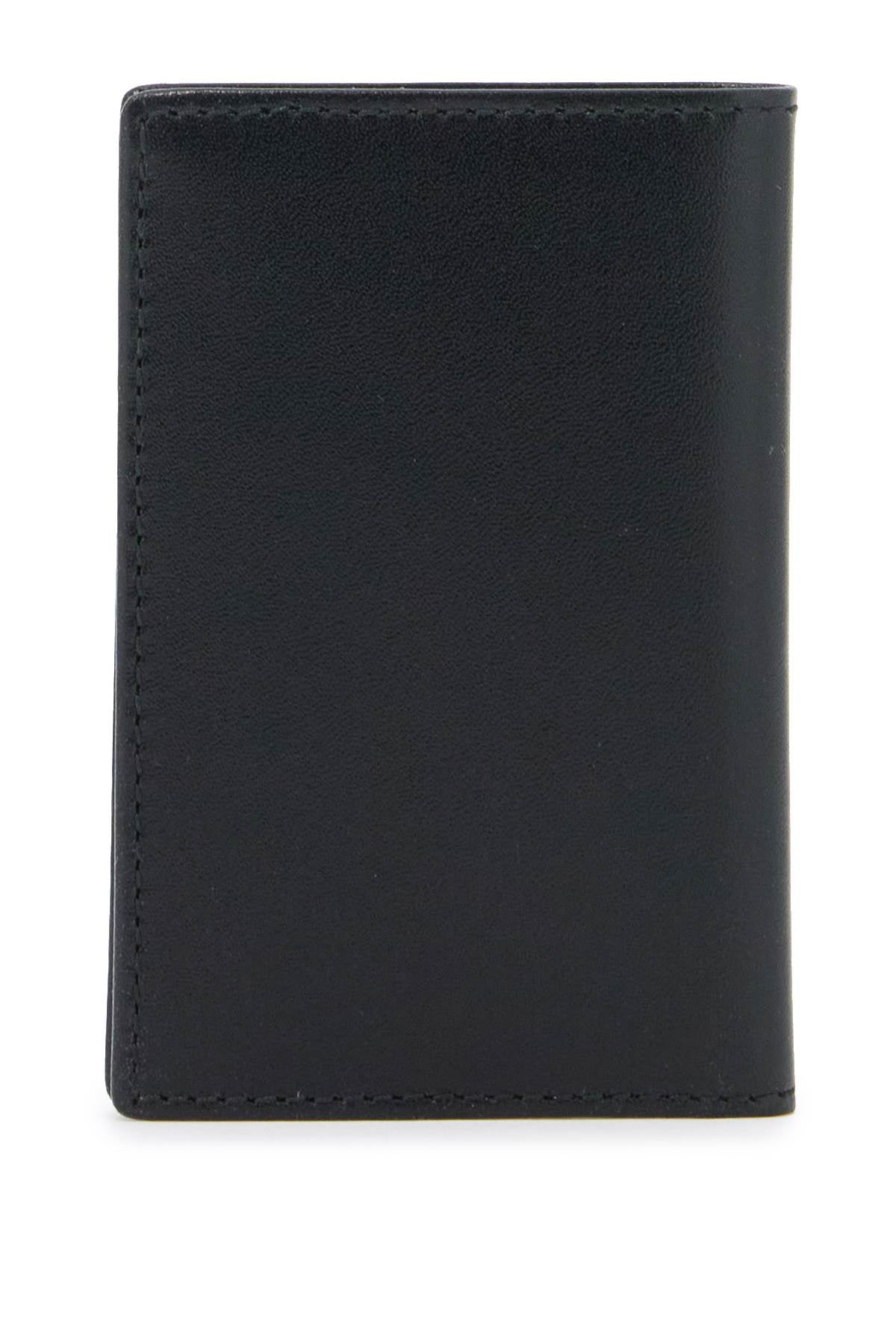 COMME DES GARCONS WALLET leather compact wallet