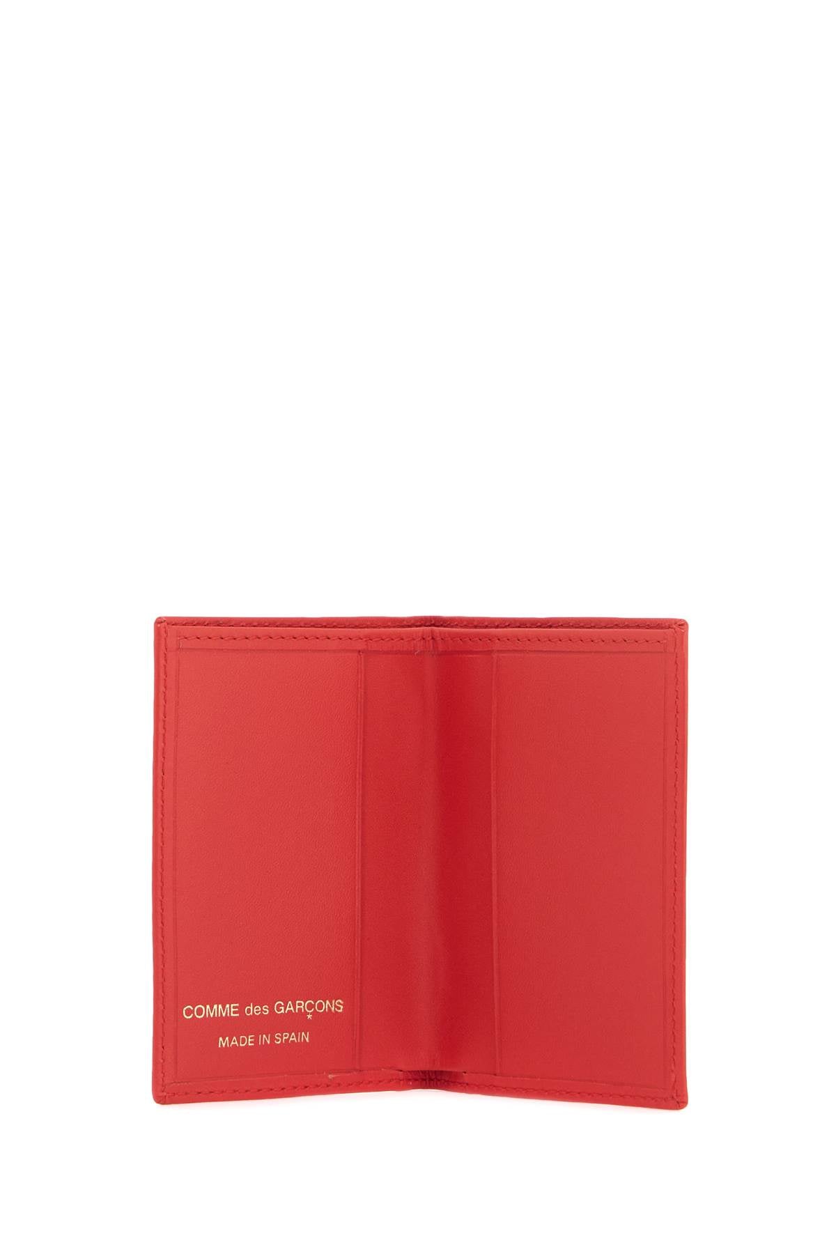 COMME DES GARCONS WALLET leather compact wallet