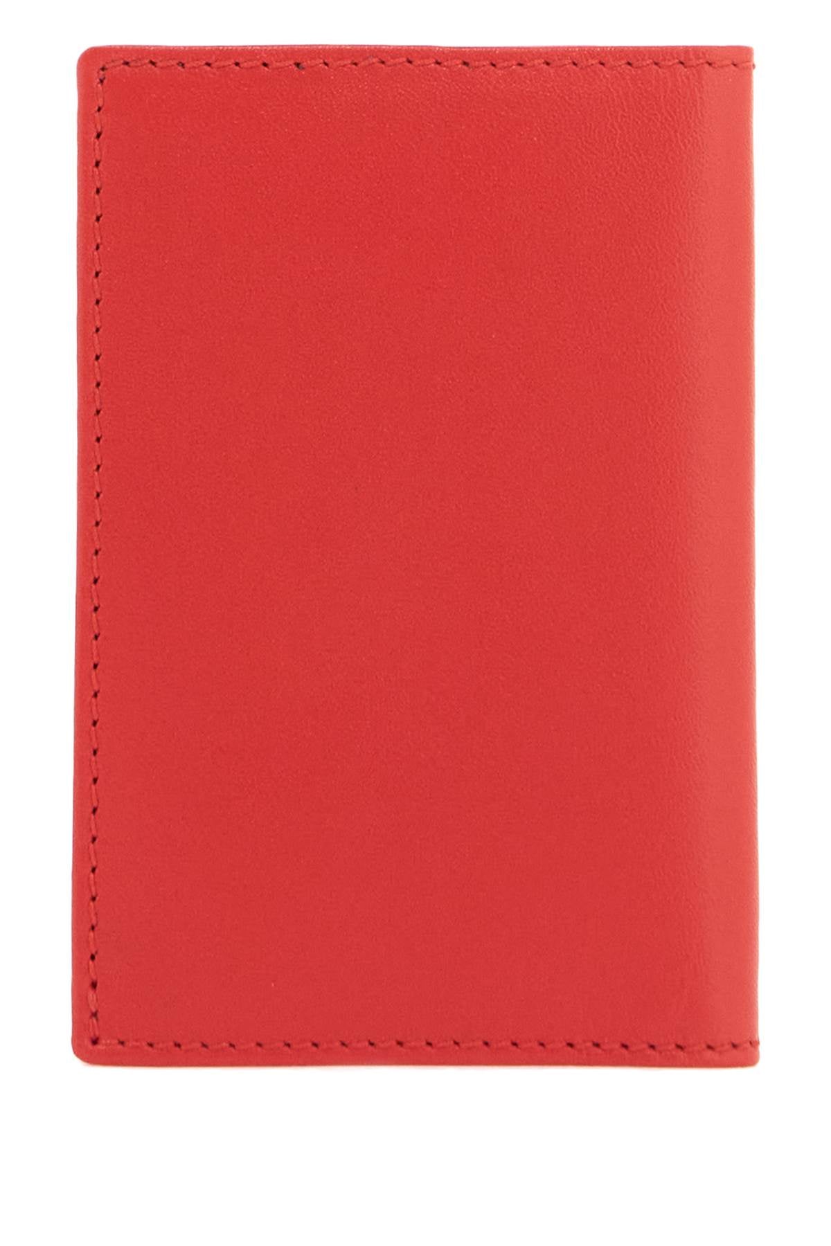 COMME DES GARCONS WALLET leather compact wallet