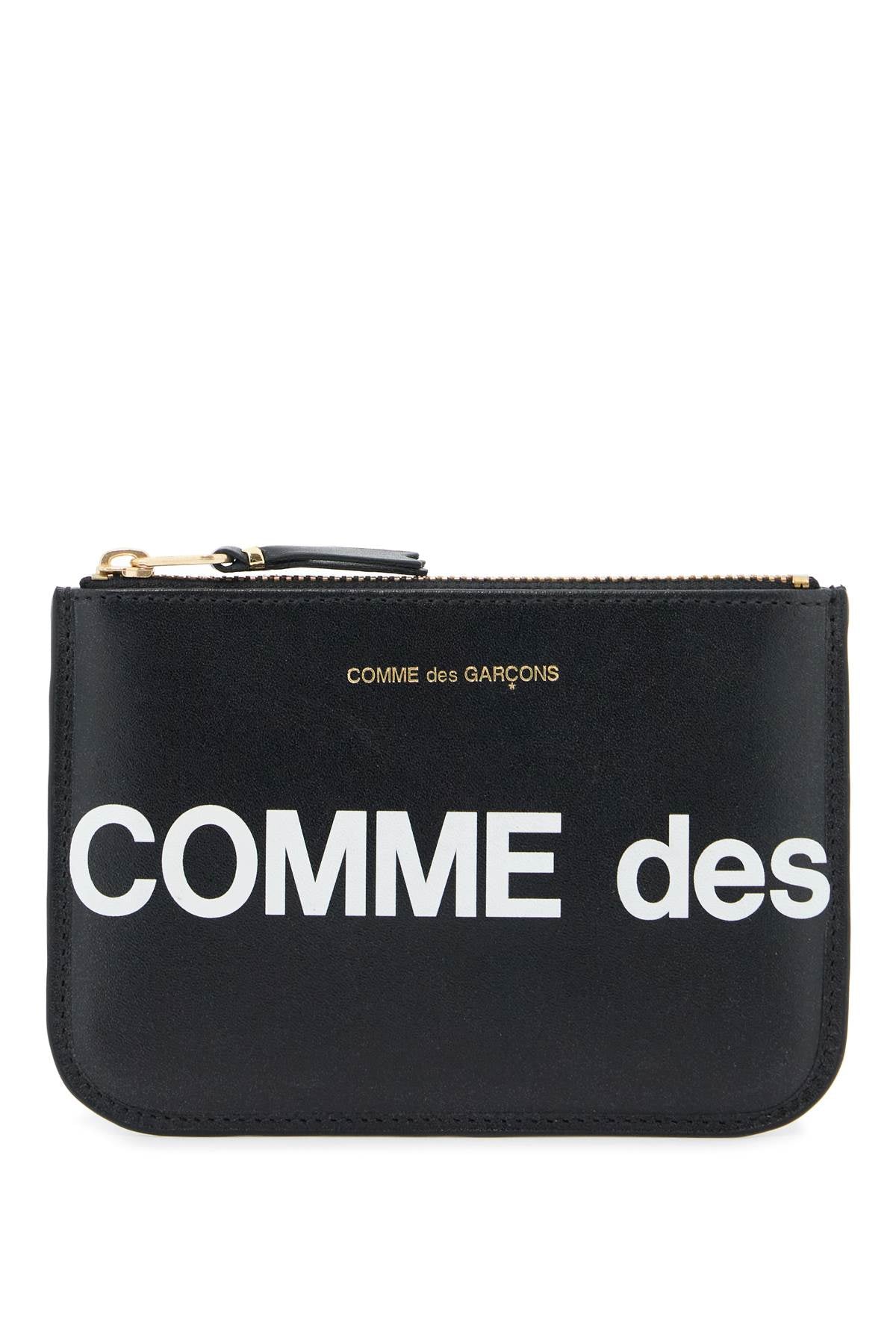 COMME DES GARCONS WALLET huge logo pouch