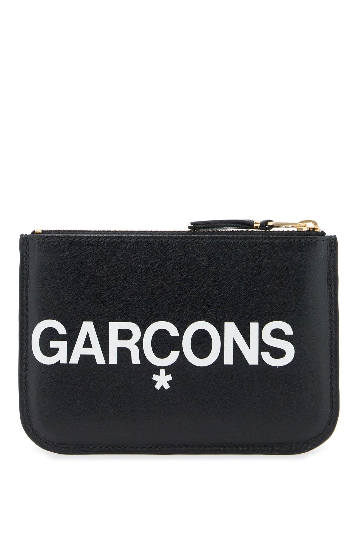 COMME DES GARCONS WALLET huge logo pouch