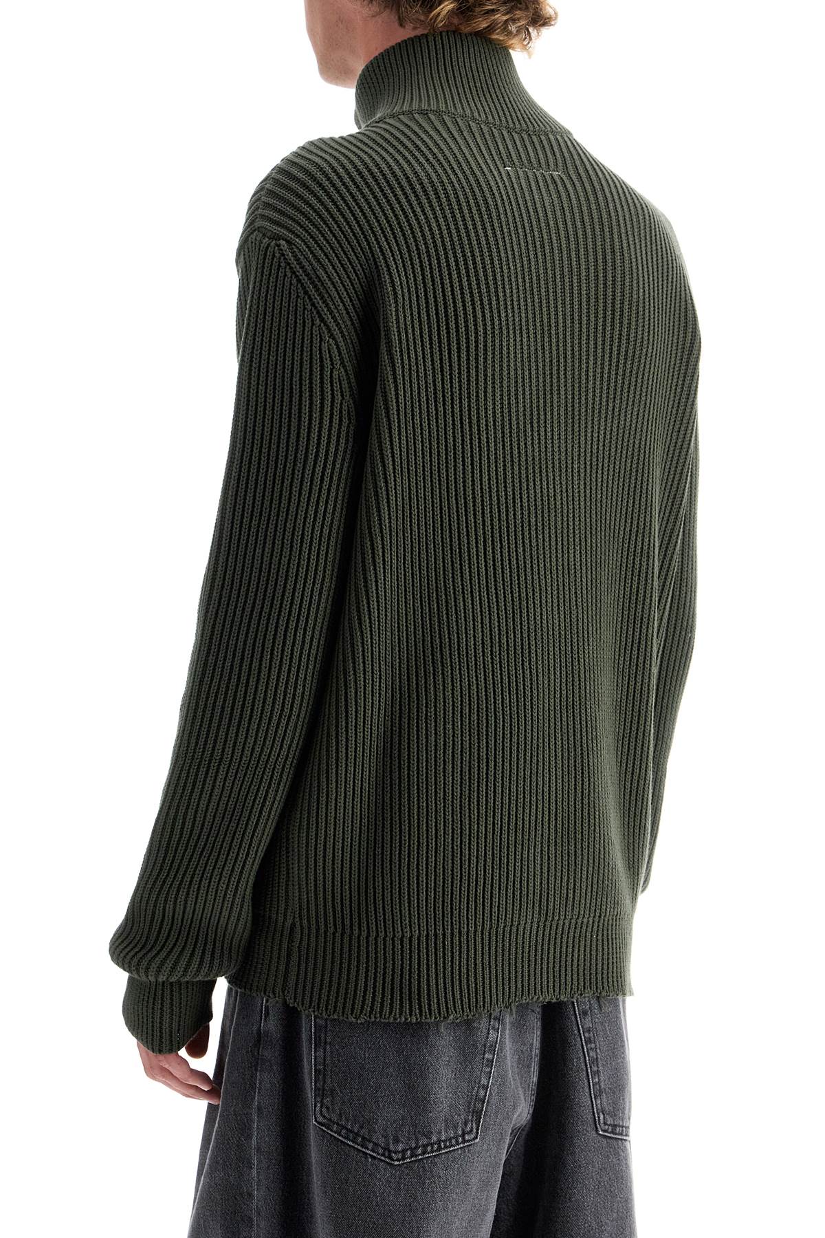 MM6 MAISON MARGIELA cotton cardigan with zipper