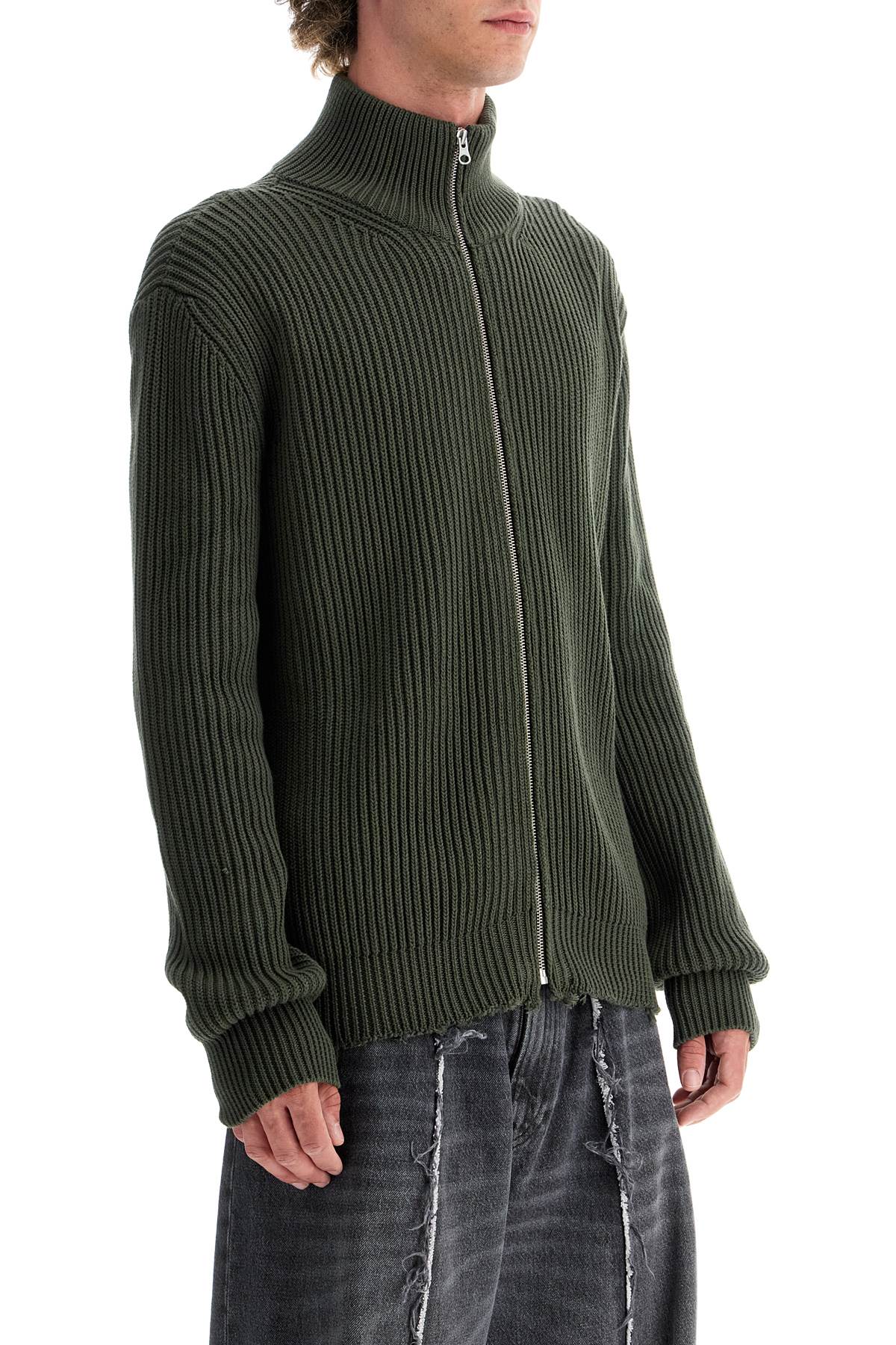 MM6 MAISON MARGIELA cotton cardigan with zipper