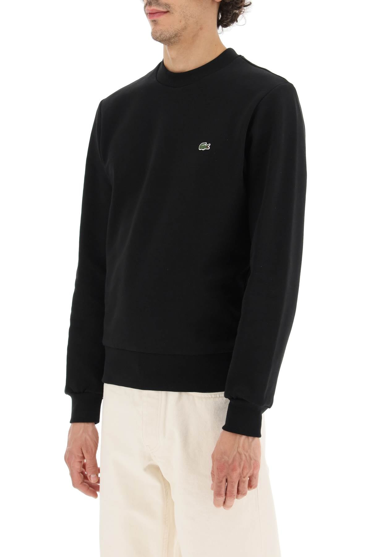 LACOSTE classic fit crewneck sweatshirt