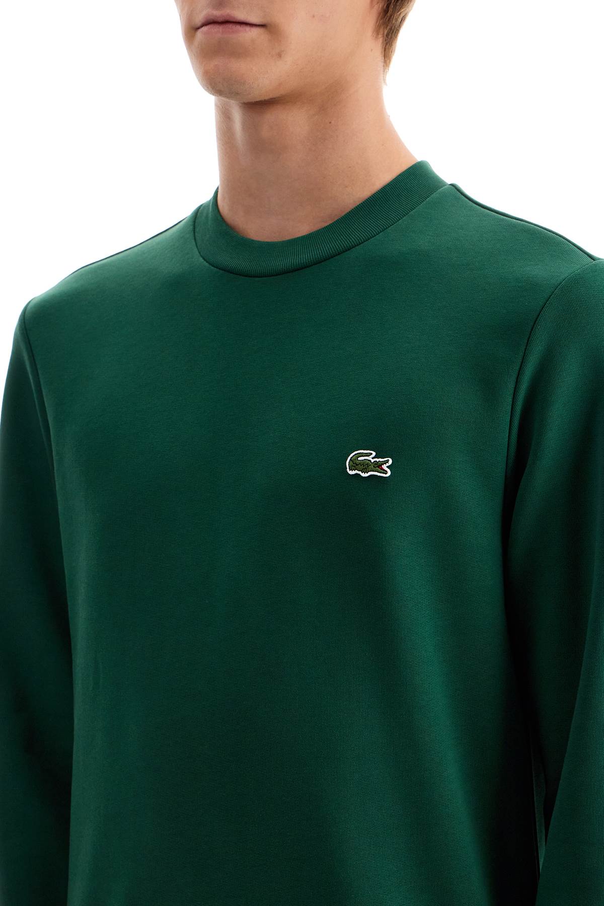 LACOSTE classic fit crewneck sweatshirt