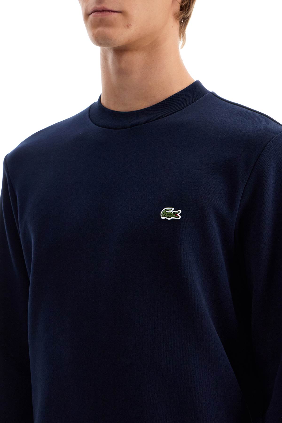 LACOSTE classic fit crewneck sweatshirt