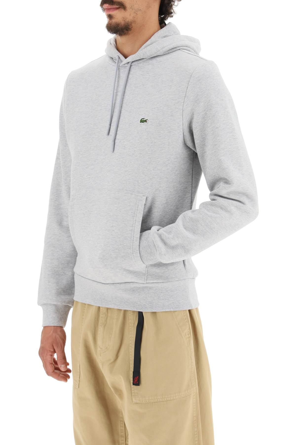 LACOSTE hoodie with logo patch