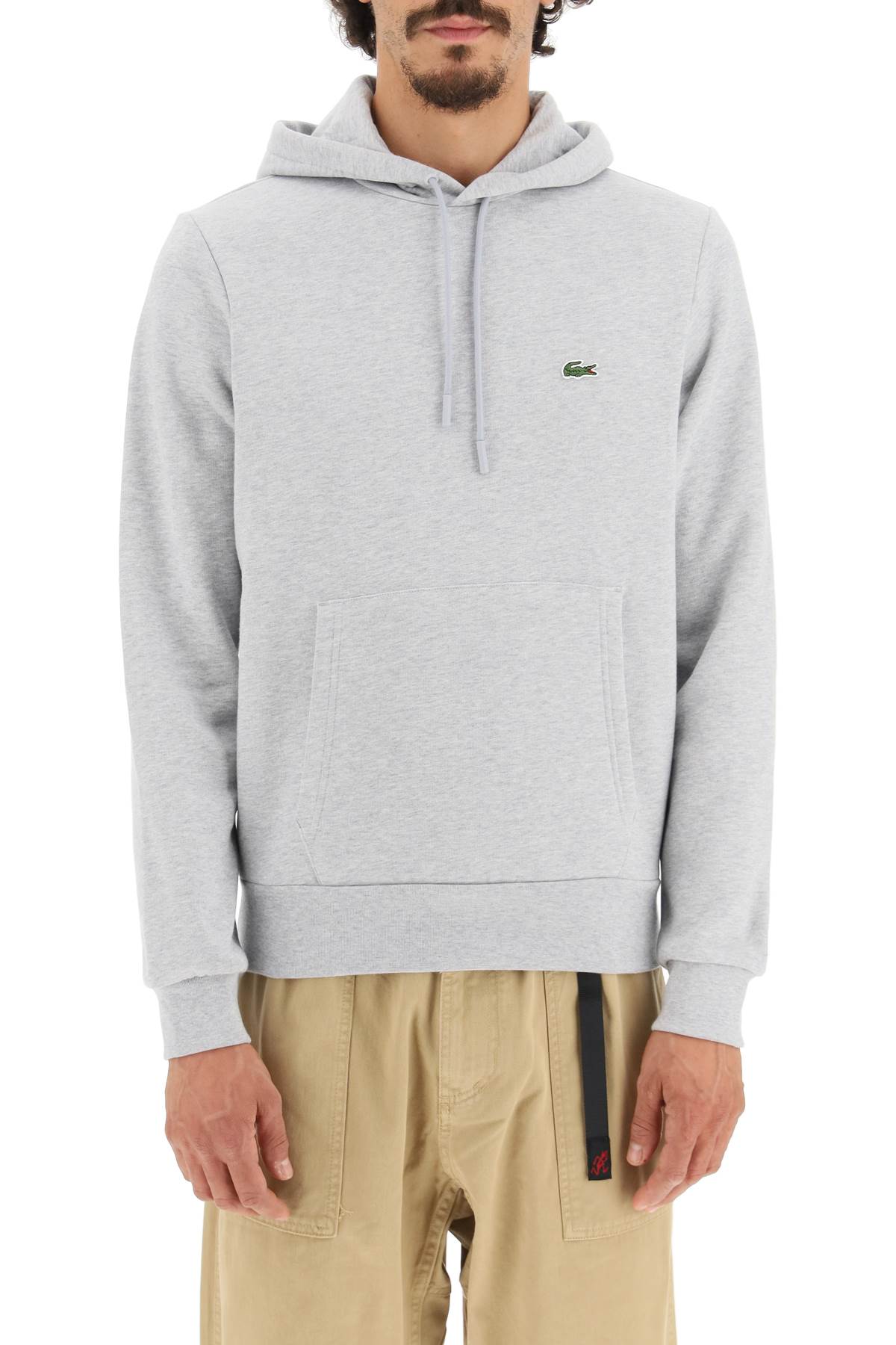 LACOSTE hoodie with logo patch