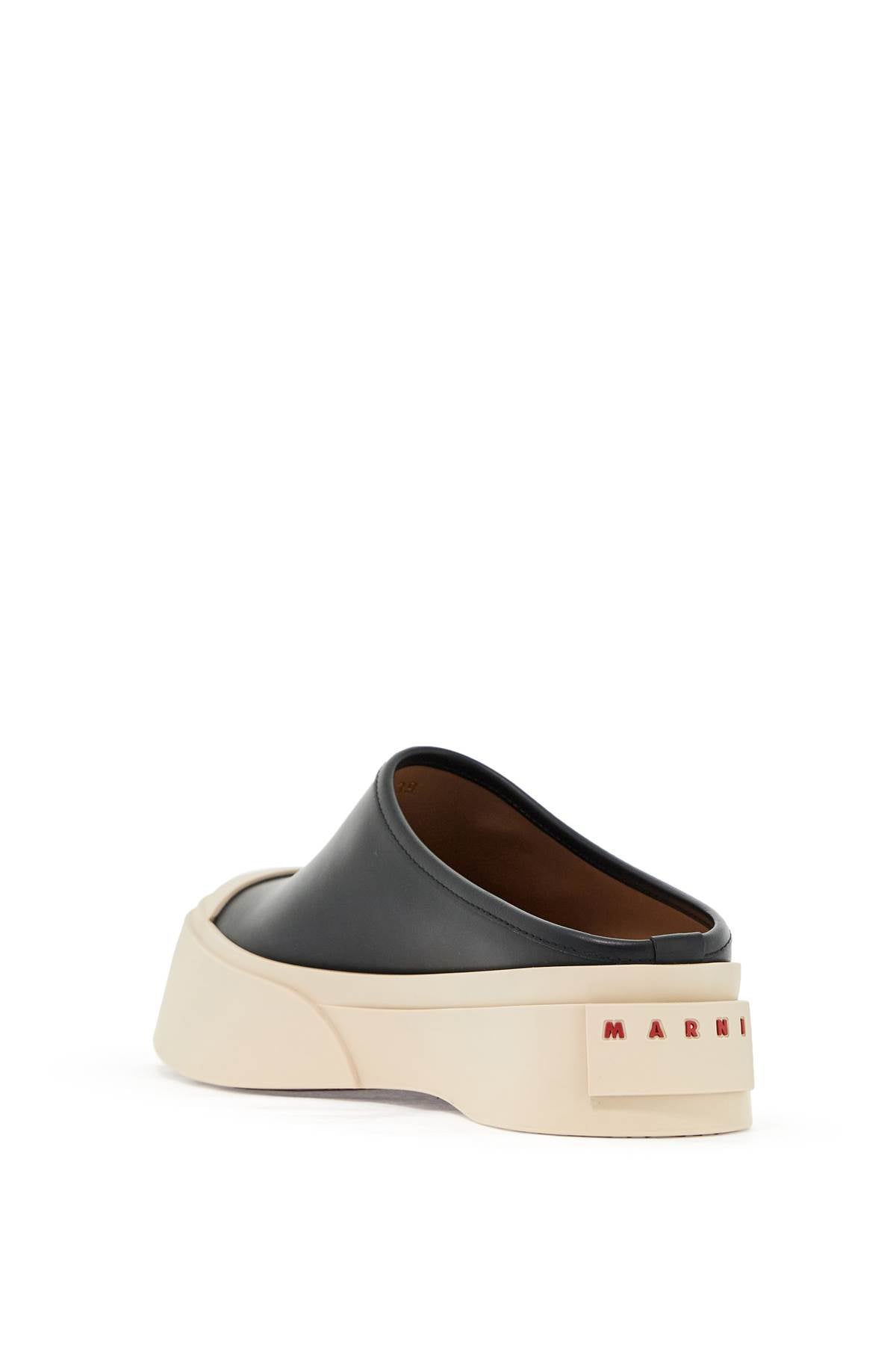 MARNI smooth leather pablo clogs