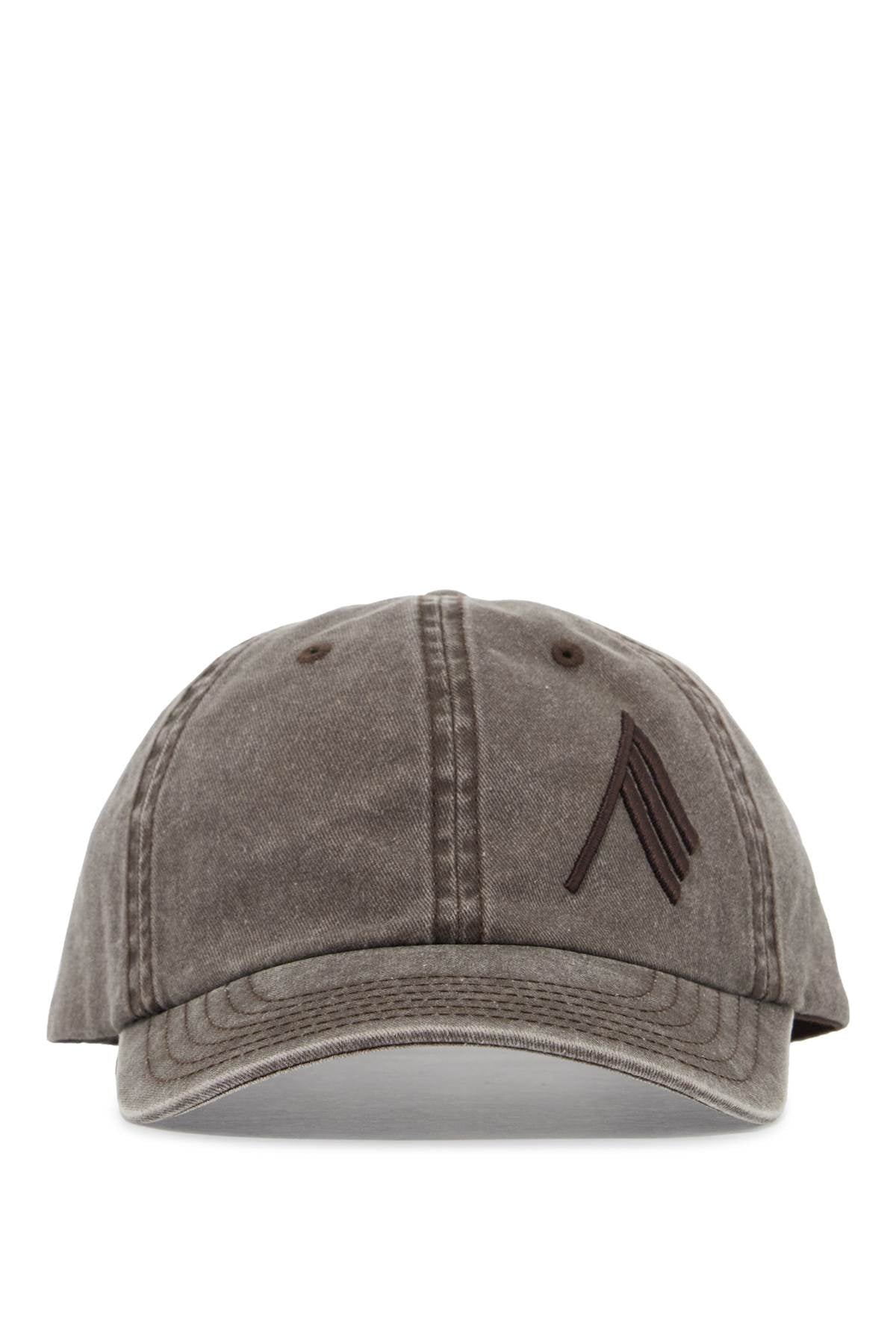 THE ATTICO washed twill baseball cap with embroidered logo