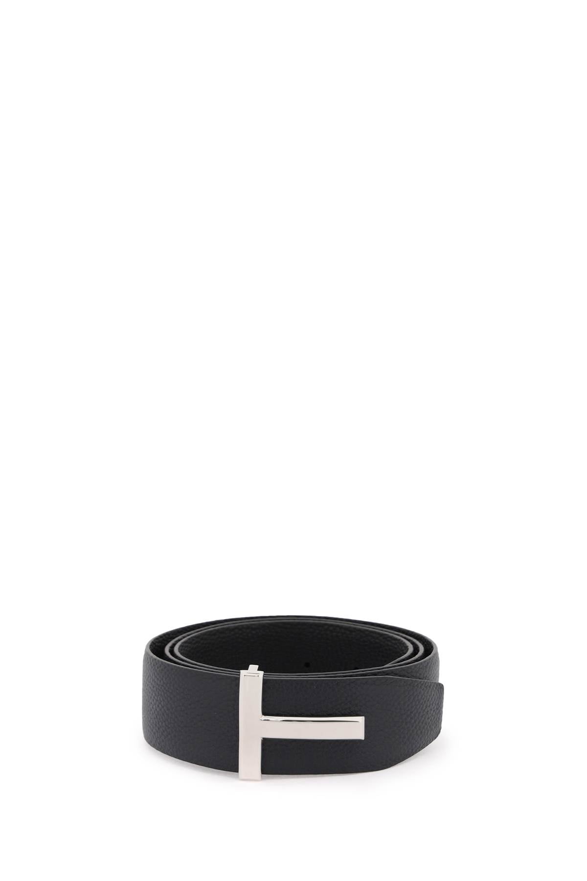 TOM FORD reversible grain leather t belt