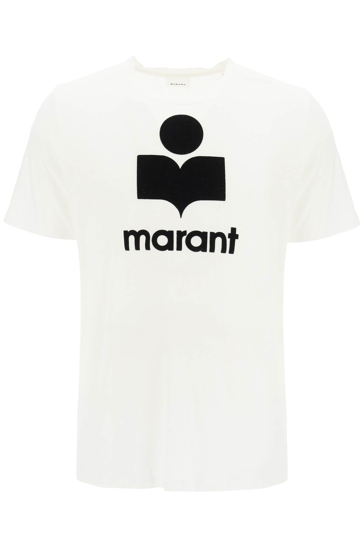 MARANT karman linen logo t-shirt