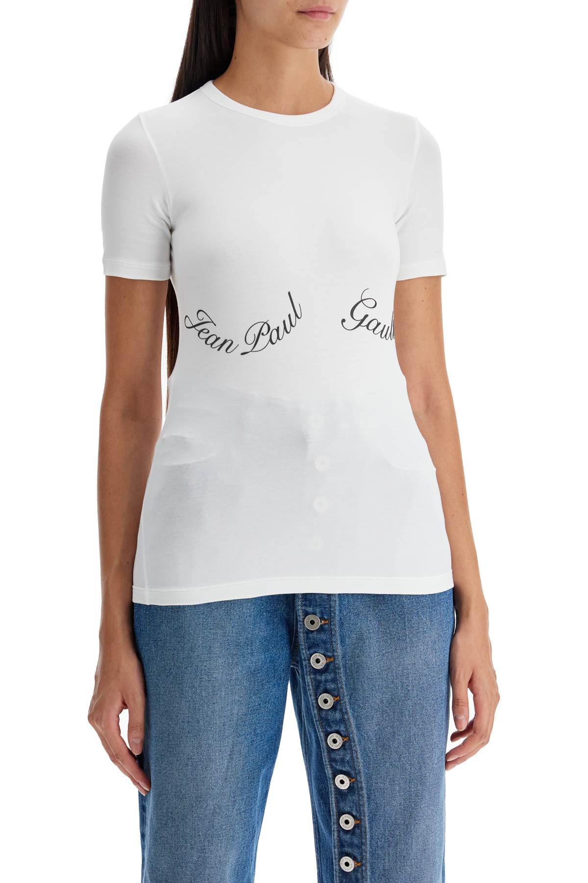 JEAN PAUL GAULTIER logo printed t-shirt