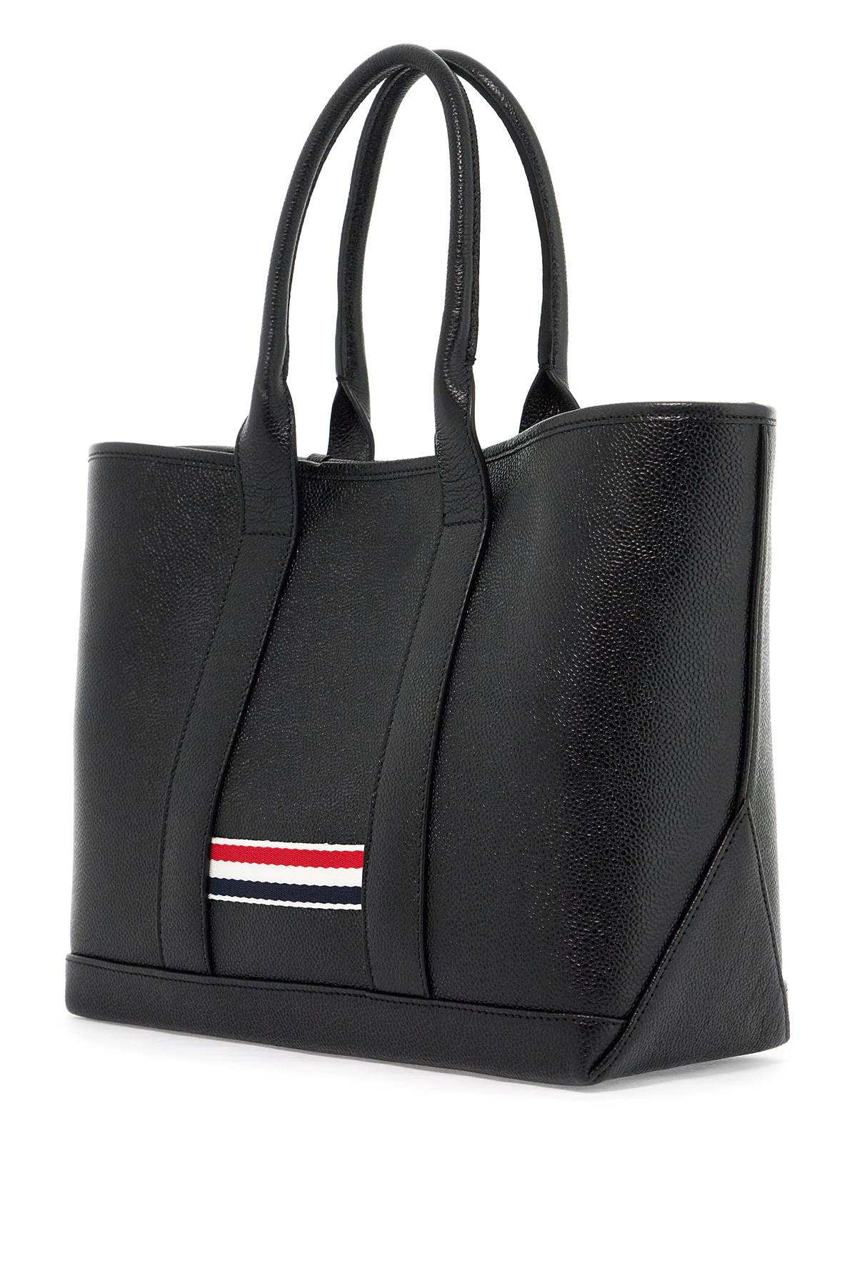 THOM BROWNE small leather tote bag for tools