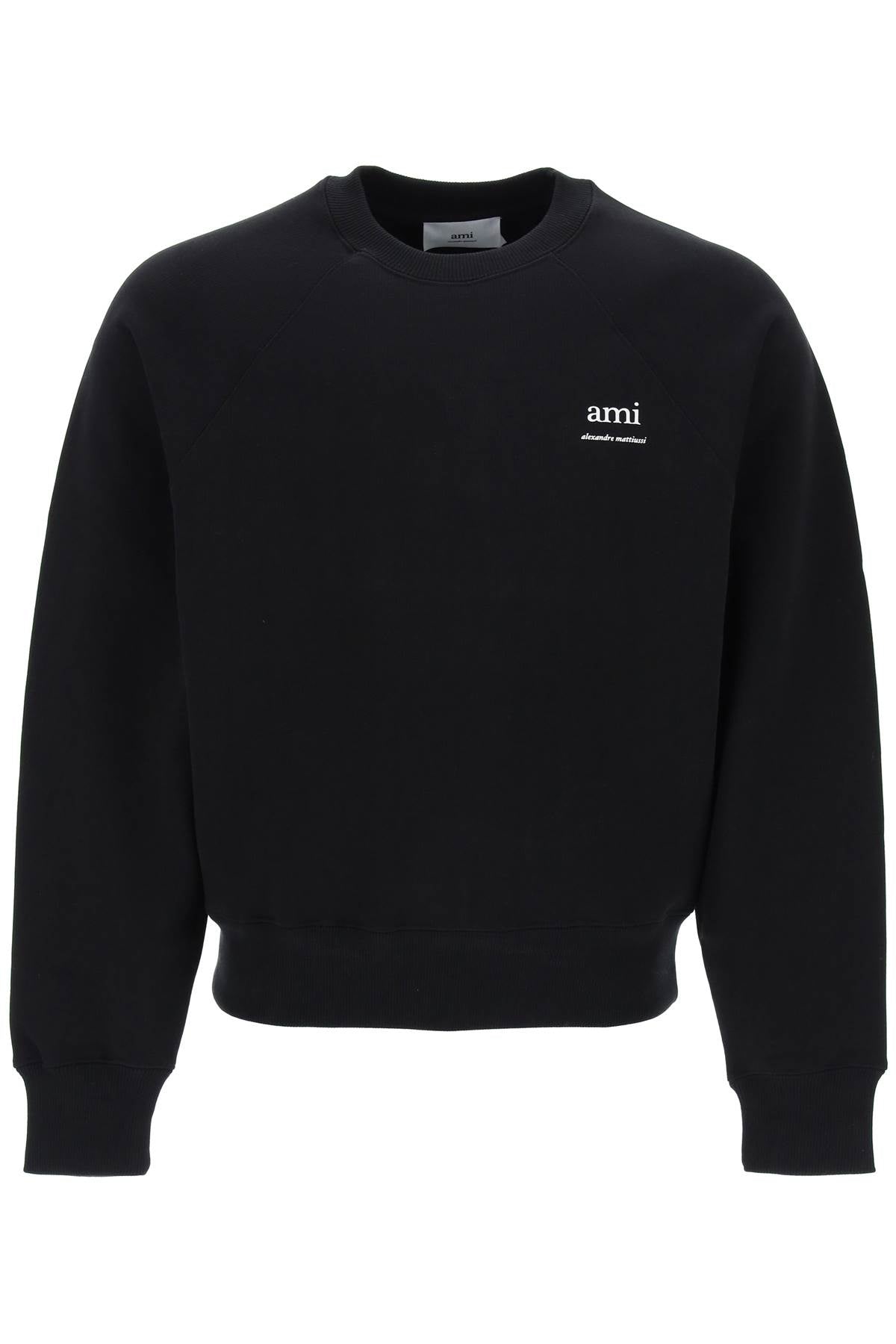 AMI ALEXANDRE MATIUSSI organic cotton crewneck sweatshirt