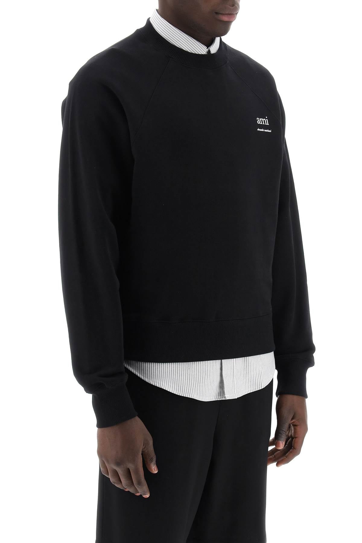 AMI ALEXANDRE MATIUSSI organic cotton crewneck sweatshirt