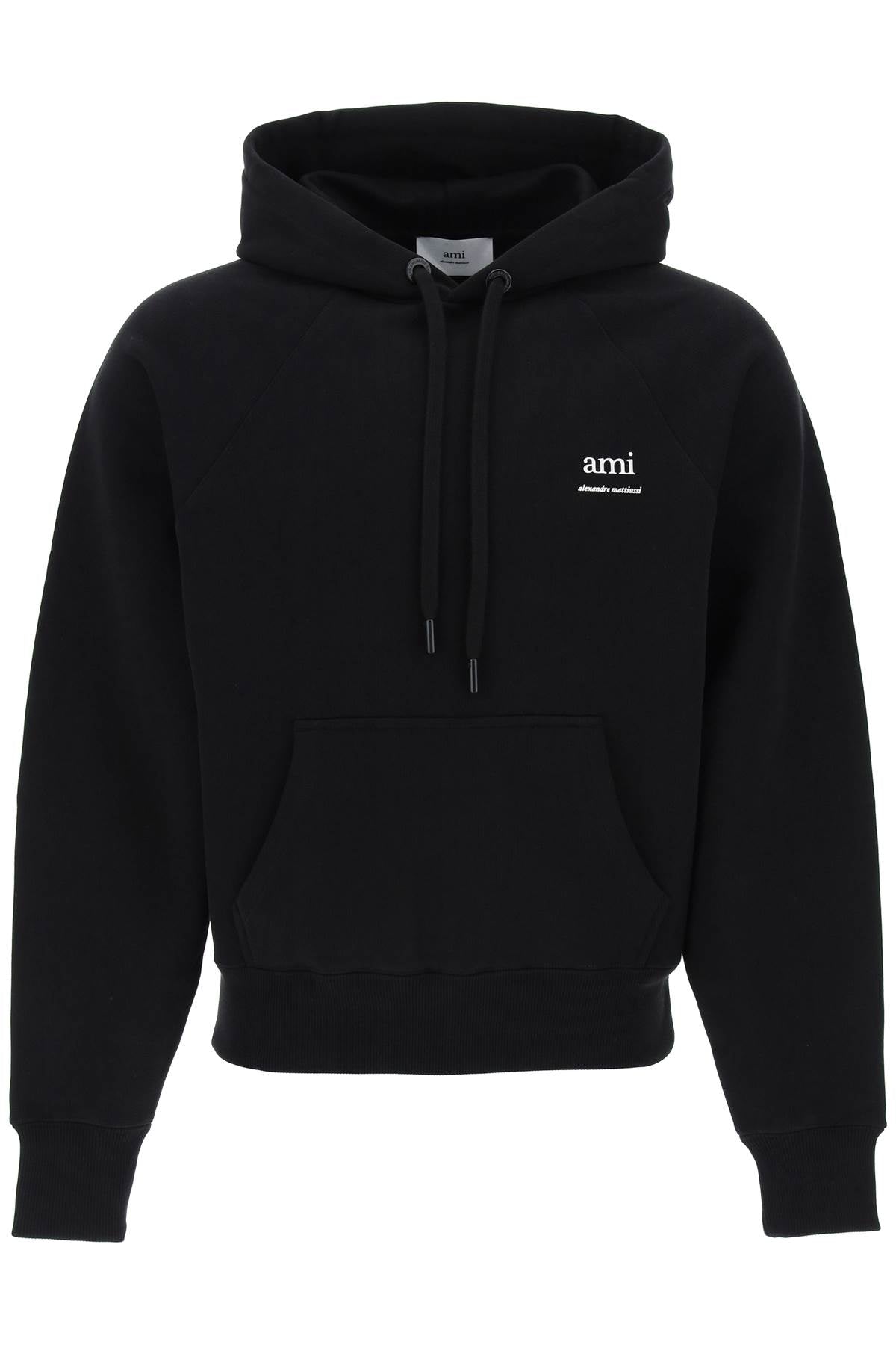 AMI ALEXANDRE MATIUSSI organic cotton hoodie with hood