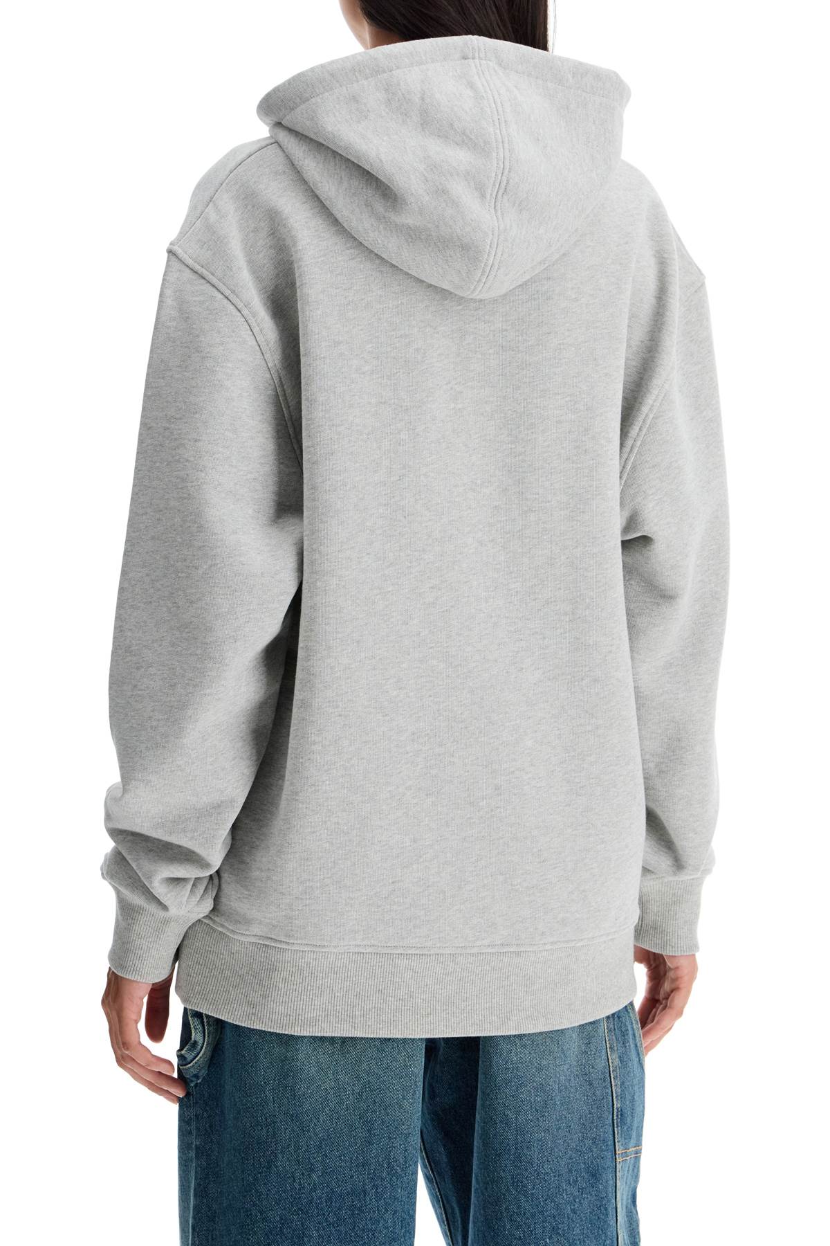 AMI ALEXANDRE MATIUSSI hooded varsity sweat