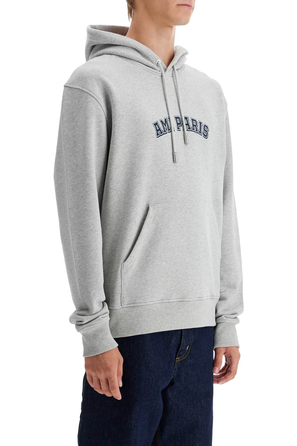 AMI ALEXANDRE MATIUSSI hooded varsity sweat