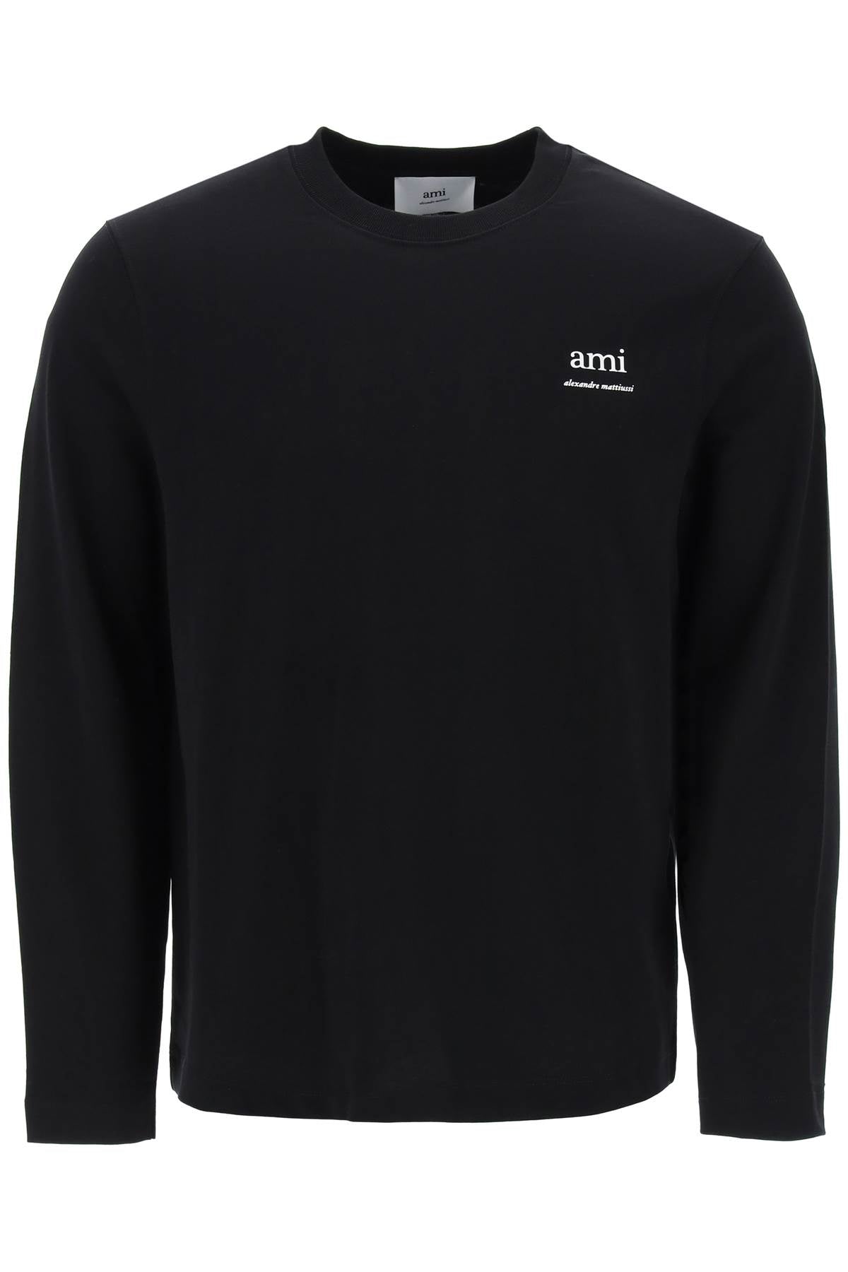 AMI ALEXANDRE MATIUSSI long-sleeved cotton t-shirt for