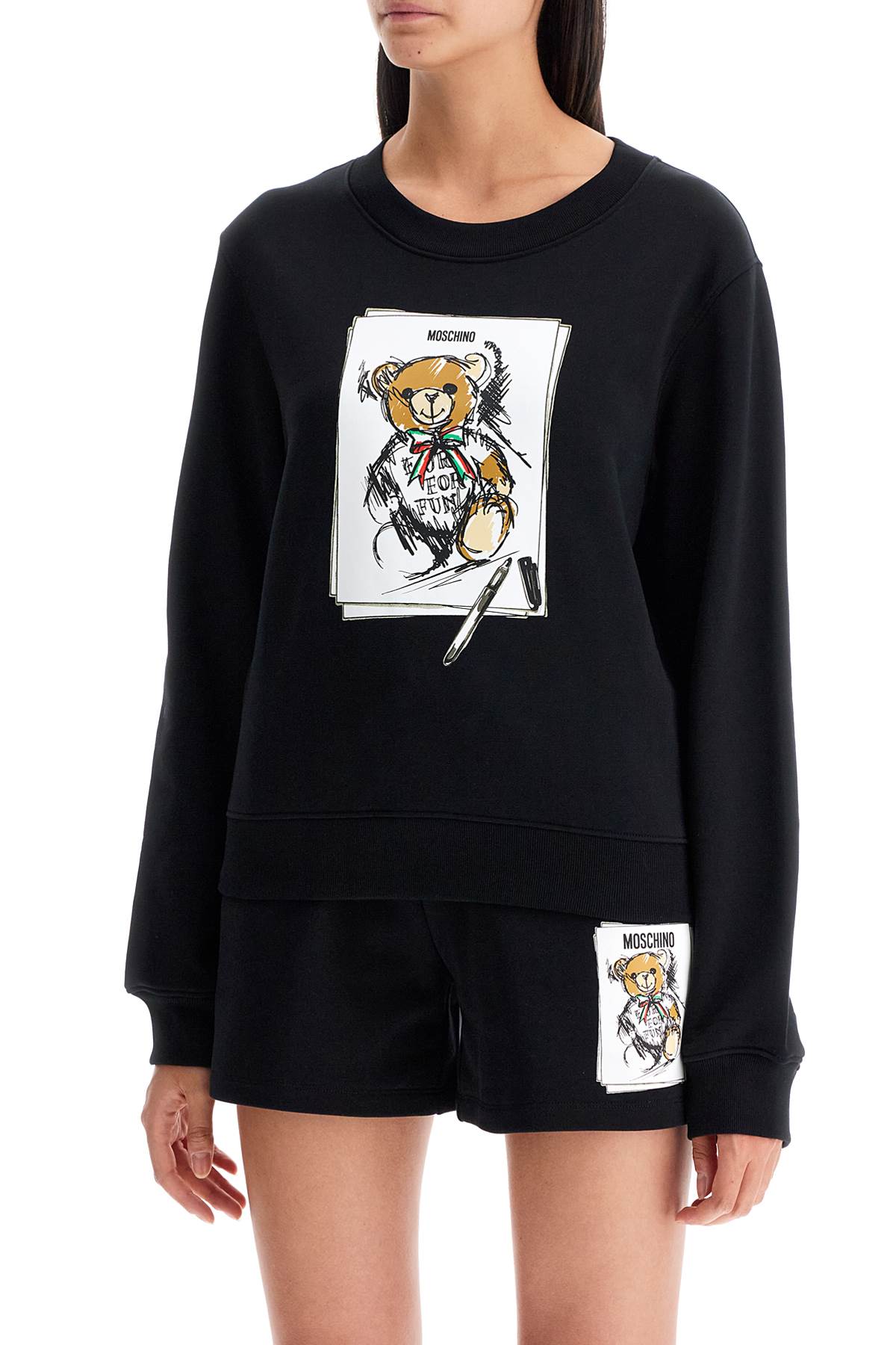 MOSCHINO teddy bear sweatshirt