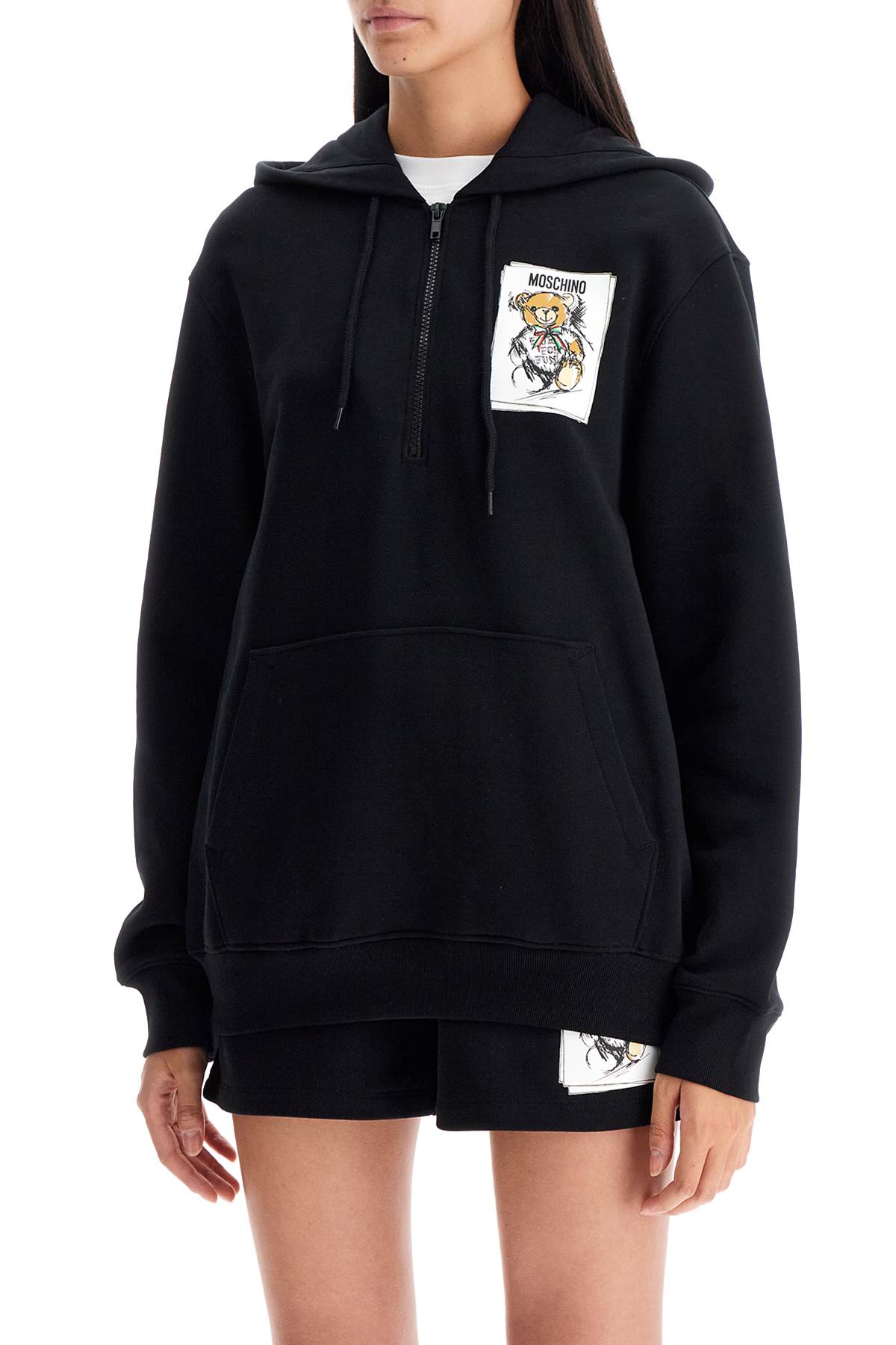 MOSCHINO hooded teddy bear sweatshirt