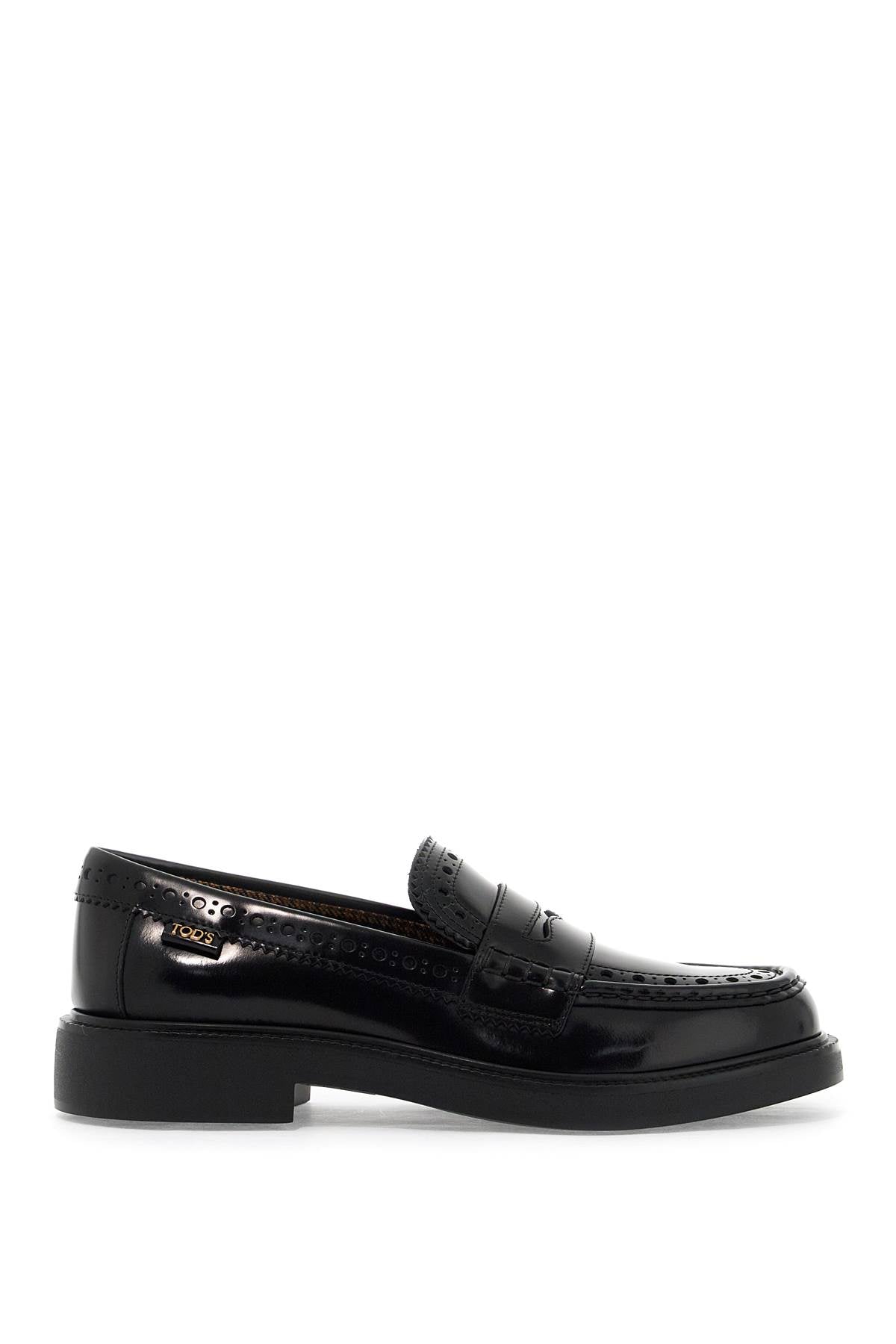 TOD'S leather brogue loafers