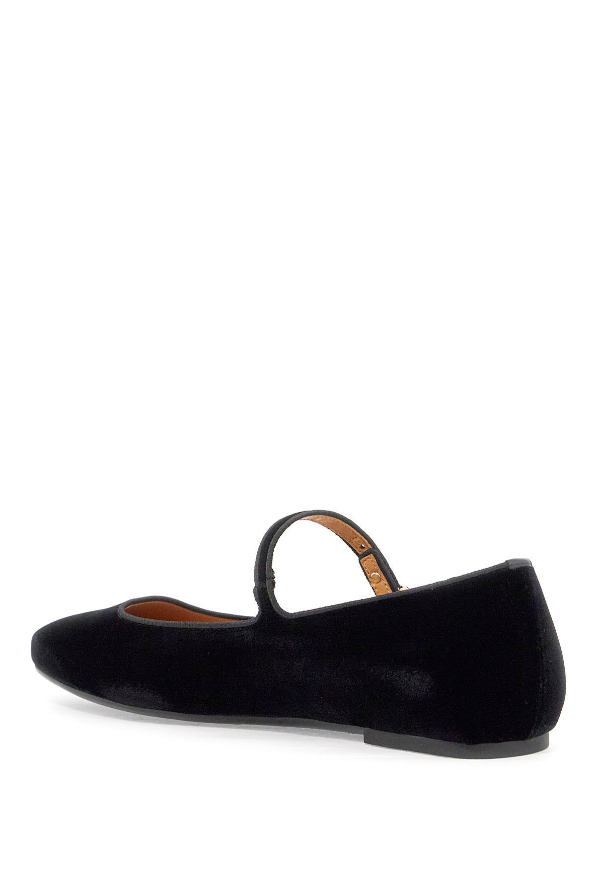 TOD'S velvet ballet flats for